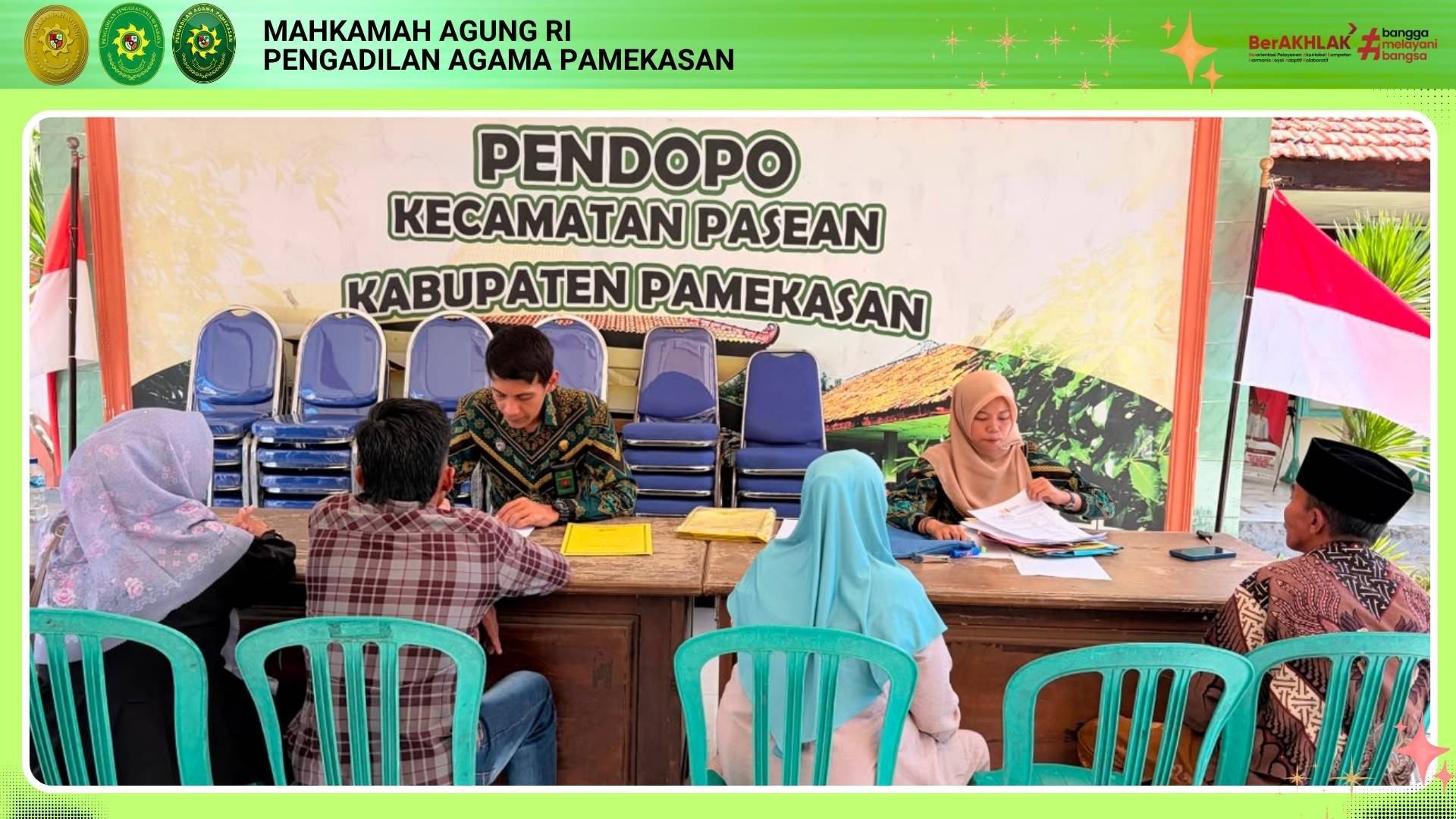 Wujudkan Layanan Prima. PA Pamekasan Lakukan Verifikasi Berkas Perkara Itsbat Nikah di Kecamatan Pasean